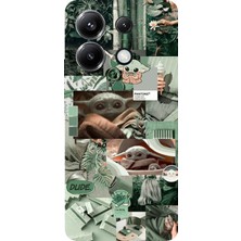 TechTree Poco X6 Pro Uyumlu Yoda Kolaj Baskılı Silikon Kılıf