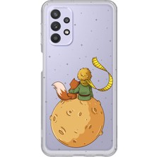 TechTree Samsung Galaxy A32 Uyumlu Küçük Prens Gezegen Boa Tasarımlı Baskılı Silikon Kılıf