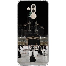 TechTree Huawei Mate 20 Lite Uyumlu Kabe Umre Baskılı Silikon Kılıf