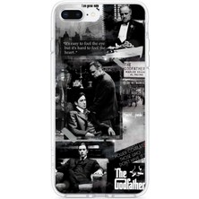 TechTree iPhone 7 Plus ve 8 Plus Uyumlu The Godfather Baba Film Tasarımlı Baskılı Silikon Kılıf