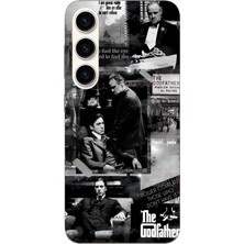 TechTree Samsung Galaxy S23 Uyumlu The Godfather Baba Film Tasarımlı Baskılı Silikon Kılıf