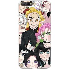 TechTree Huawei Y6 2018 - Honor 7A Uyumlu Demon Slayer Manga Baskılı Silikon Kılıf