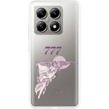TechTree Xiaomi Mi 14T Pro Uyumlu 777 Melek Tasarımlı Baskılı Silikon Kılıf