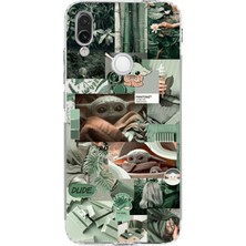 TechTree Redmi Note 7 Uyumlu Yoda Kolaj Baskılı Silikon Kılıf