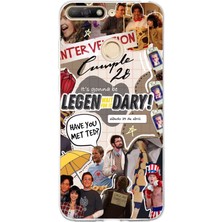 TechTree Huawei Y6 2018 - Honor 7A Uyumlu Retro Gazete How I Met Your Mother Tasarımlı Baskılı Silikon Kılıf