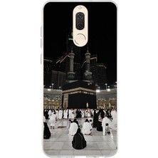 TechTree Huawei Mate 10 Lite Uyumlu Kabe Umre Baskılı Silikon Kılıf