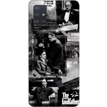 TechTree Samsung Galaxy A51 Uyumlu The Godfather Baba Film Tasarımlı Baskılı Silikon Kılıf