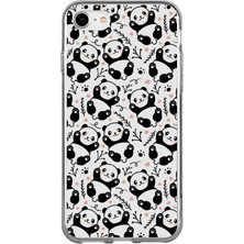 TechTree iPhone 6 - 6s Uyumlu Minik Pandalar Baskılı Silikon Kılıf