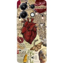 TechTree Poco X6 Pro Uyumlu Vampire Diaries Vintage Baskılı Silikon Kılıf