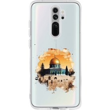 TechTree Redmi Note 8 Pro Uyumlu Mescid-I Aksa Tasarımlı Baskılı Silikon Kılıf