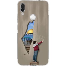 TechTree Redmi Note 7 Uyumlu Mescid-I Aksa Duvar Baskılı Silikon Kılıf