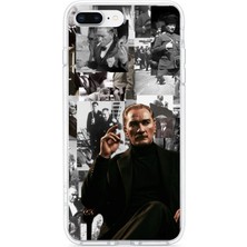 TechTree iPhone 7 Plus ve 8 Plus Uyumlu Mustafa Kemal Atatürk Kolaj Baskılı Silikon Kılıf