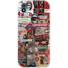 TechTree Huawei Y5 2019 - Honor 8s Uyumlu Londra Baskılı Silikon Kılıf