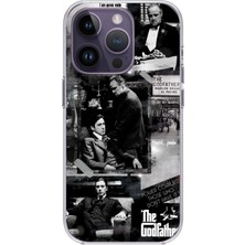 TechTree iPhone 14 Pro Max Uyumlu The Godfather Baba Film Tasarımlı Baskılı Silikon Kılıf