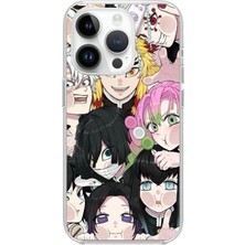 TechTree iPhone 14 Pro Max Uyumlu Demon Slayer Manga Baskılı Silikon Kılıf