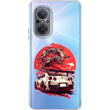 TechTree Huawei Nova 9 Se Uyumlu Gtr Ejderha Tasarımlı Baskılı Silikon Kılıf