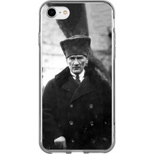 TechTree iPhone 6 - 6s Uyumlu Mustafa Kemal Atatürk Portre Baskılı Silikon Kılıf