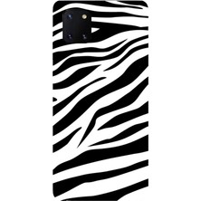 TechTree Samsung Galaxy Note 10 Lite Uyumlu Zebra Tasarımlı Baskılı Silikon Kılıf