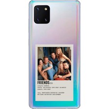 TechTree Samsung Galaxy Note 10 Lite Uyumlu Friends Mini Poster Tasarımlı Baskılı Silikon Kılıf