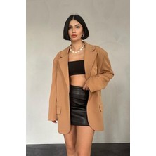 Novis Liora Oversize Ceket - Taba