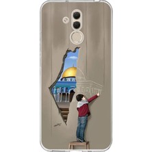 TechTree Huawei Mate 20 Lite Uyumlu Mescid-I Aksa Duvar Baskılı Silikon Kılıf