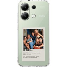 TechTree Redmi Note 13 4g Uyumlu Friends Mini Poster Tasarımlı Baskılı Silikon Kılıf
