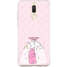 TechTree Huawei Mate 10 Lite Uyumlu Protect Your Energy Tasarımlı Baskılı Silikon Kılıf