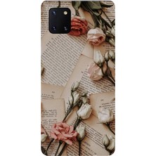 TechTree Samsung Galaxy Note 10 Lite Uyumlu Retro Gazete Güller Tasarımlı Baskılı Silikon Kılıf