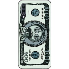 TechTree Samsung Galaxy A70 Uyumlu Morty Dolar Baskılı Silikon Kılıf