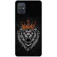 TechTree Samsung Galaxy A71 Uyumlu Kurt Ruhu Baskılı Silikon Kılıf