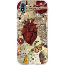 TechTree Huawei Y5 2019 - Honor 8s Uyumlu Vampire Diaries Vintage Baskılı Silikon Kılıf