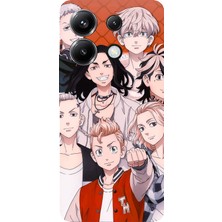 TechTree Poco X6 Pro Uyumlu Tokyo Revengers Karakterler Baskılı Silikon Kılıf