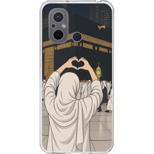 TechTree Redmi 12C Uyumlu Kabe Aşkı Baskılı Silikon Kılıf