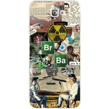 TechTree Samsung Galaxy J7 Prime Uyumlu Breaking Bad Kolaj Baskılı Silikon Kılıf