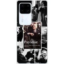 TechTree Vivo V30 Uyumlu Atatürk Payidar Baskılı Silikon Kılıf