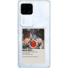 TechTree Vivo V30 Uyumlu Death Note Poster Tasarımlı Baskılı Silikon Kılıf