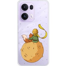 TechTree Oppo Reno 13 Pro Uyumlu Küçük Prens Gezegen Boa Tasarımlı Baskılı Silikon Kılıf