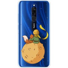 TechTree Redmi 8 Uyumlu Küçük Prens Gezegen Boa Tasarımlı Baskılı Silikon Kılıf