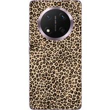 TechTree Honor Magic 7 Lite Uyumlu Leopar Tasarımlı Baskılı Silikon Kılıf