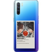 TechTree Oppo Reno 3 - A91 Uyumlu Death Note Poster Tasarımlı Baskılı Silikon Kılıf