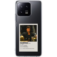 TechTree Xiaomi Mi 13 Uyumlu Scarface Mini Poster Tasarımlı Baskılı Silikon Kılıf