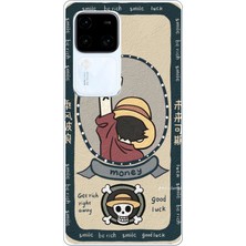 TechTree Vivo V30 Uyumlu One Piece Dolar Baskılı Silikon Kılıf