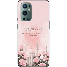 TechTree Oneplus 9 Pro Uyumlu Rad Suresi Cami ve Güller Baskılı Silikon Kılıf
