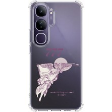 TechTree Vivo V40 Lite Uyumlu 777 Melek Tasarımlı Baskılı Silikon Kılıf