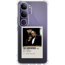 TechTree Vivo V40 Lite Uyumlu The Godfather Baba Poster Tasarımlı Baskılı Silikon Kılıf