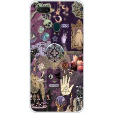 TechTree Oppo A5S-AX7-A12 Uyumlu Hallowen Cadılar Astroloji Baskılı Silikon Kılıf