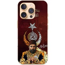 TechTree iPhone 16 Pro Uyumlu Abdülhamid Han Baskılı Silikon Kılıf