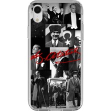 TechTree iPhone Xr Uyumlu Kırmızı Mustafa Kemal Atatürk Imza Baskılı Silikon Kılıf