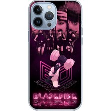 TechTree iPhone 13 Pro Max Uyumlu Blackpink Poster Baskılı Silikon Kılıf