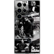 TechTree Samsung Galaxy S23 Ultra Uyumlu The Godfather Baba Film Tasarımlı Baskılı Silikon Kılıf